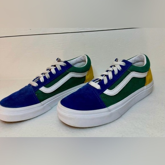 Vans Kids Sneakers - Blue, Green, Yellow - Picture 3 of 7